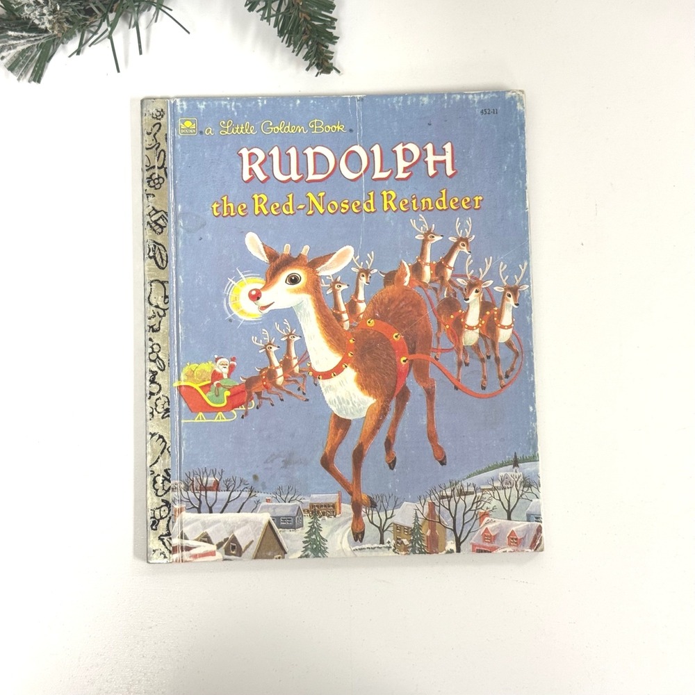 Rudolph the Red-Nosed Reindeer Little Golden Book Richard Scarry 1991